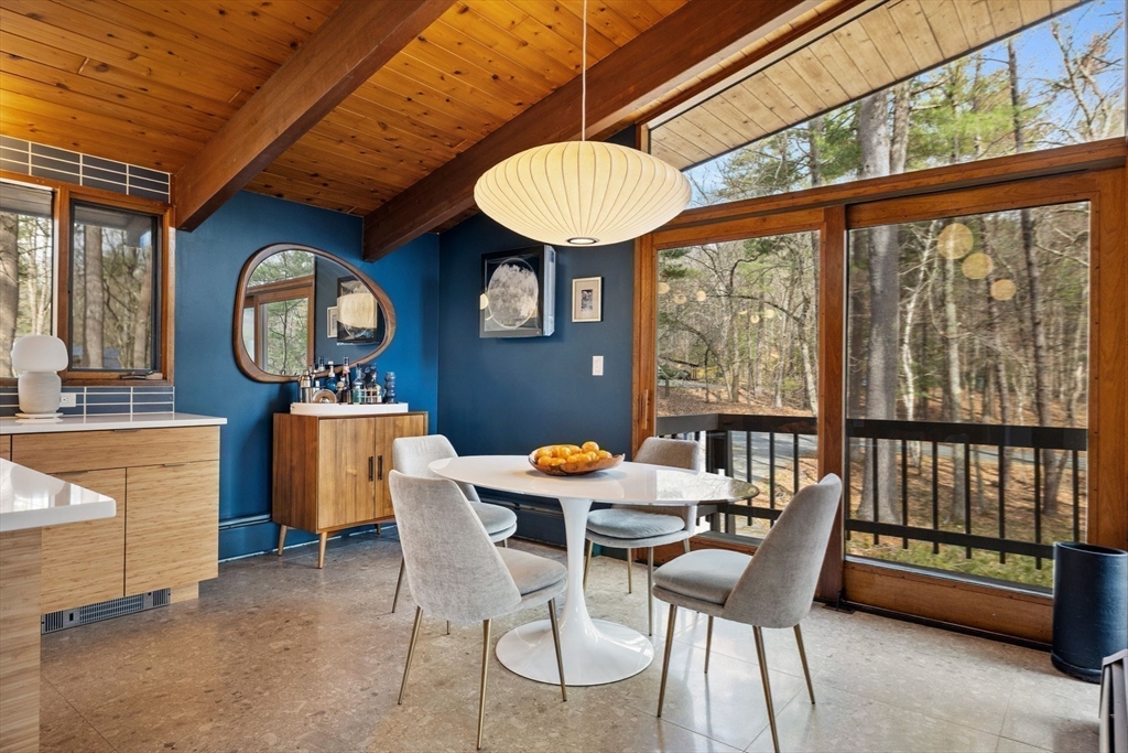 16 Belvedere Road Boxford, MA 01921 - Photo 7 of 35 a dining room with furniture window and outdoor view