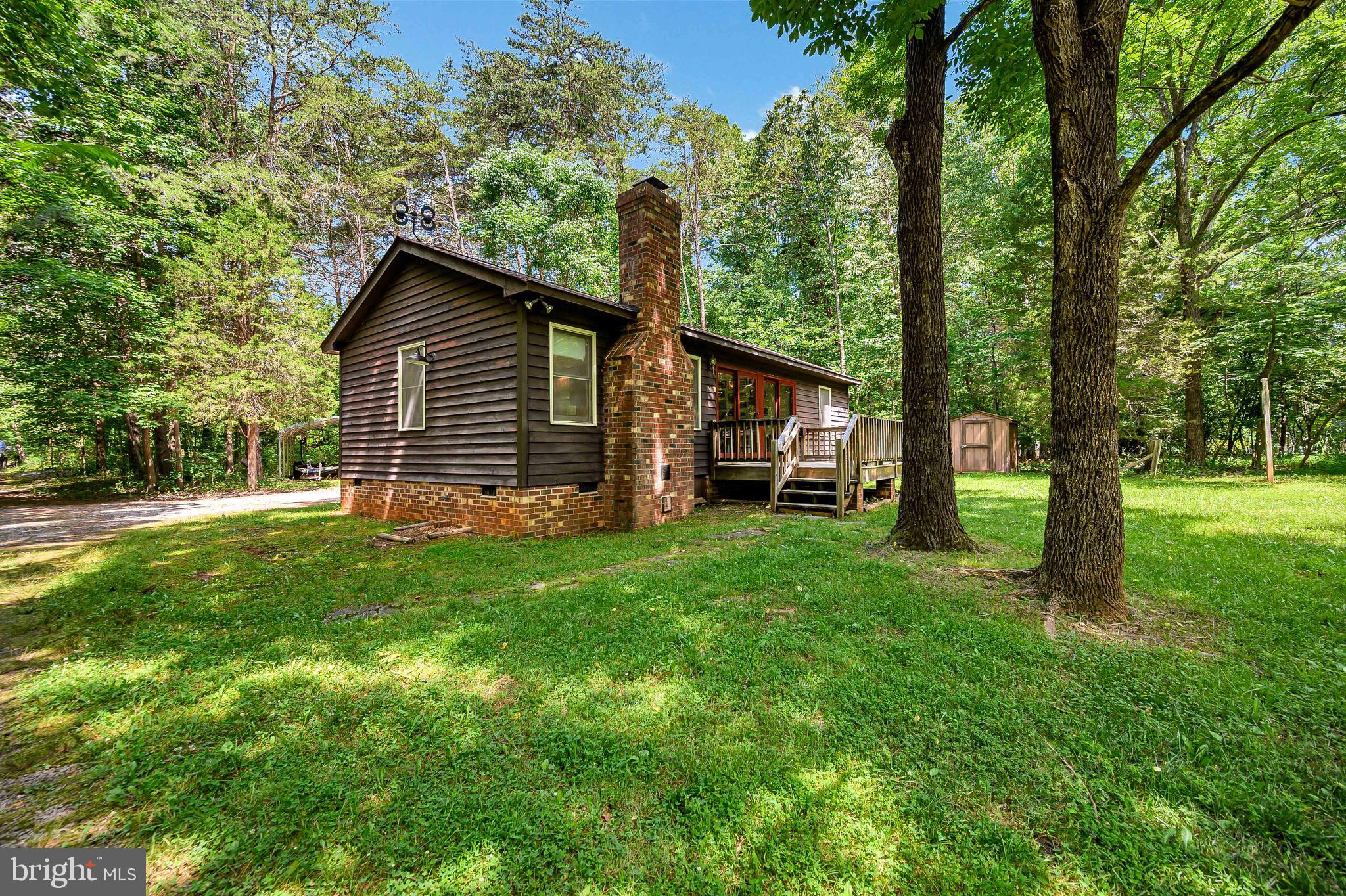 544 Plum Tree Road Bumpass, VA 23024 - Photo 35 of 43 Your cabin in the woods!