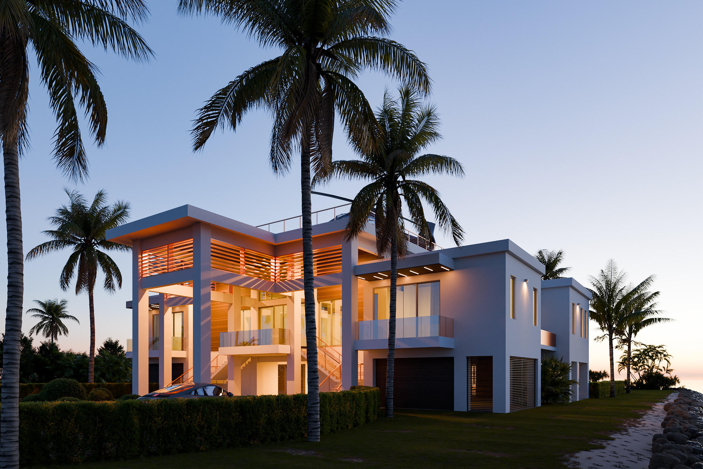17279 Pine Tree Lane Sugarloaf, FL 33042 - Photo 31 of 33 a front view of house with yard and potted plants