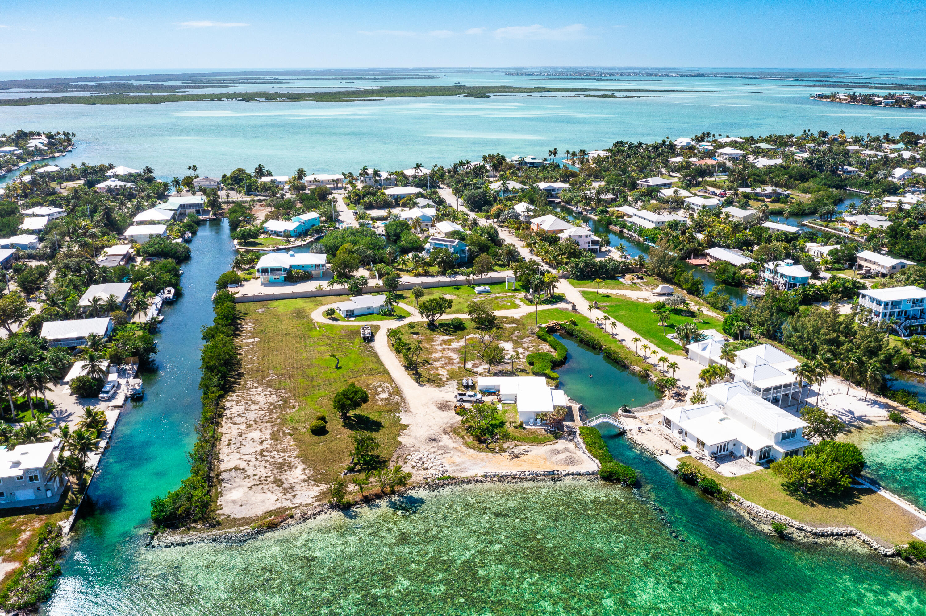 17279 Pine Tree Lane Sugarloaf, FL 33042 - Photo 9 of 33 an aerial view of ocean and residential houses with outdoor space