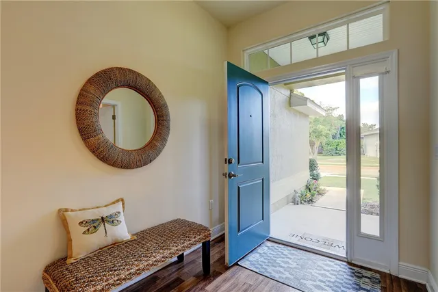 a room with a bed and a window