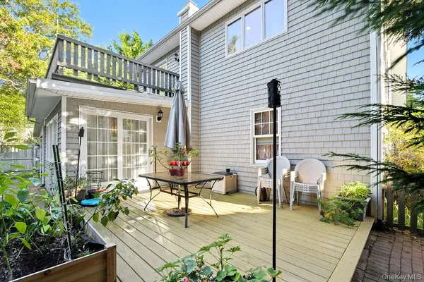 a house view with a seating space
