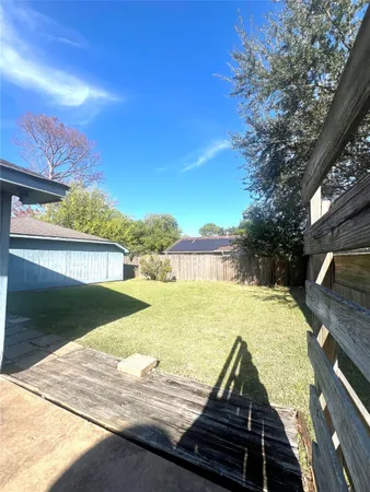 a view of an outdoor space and yard