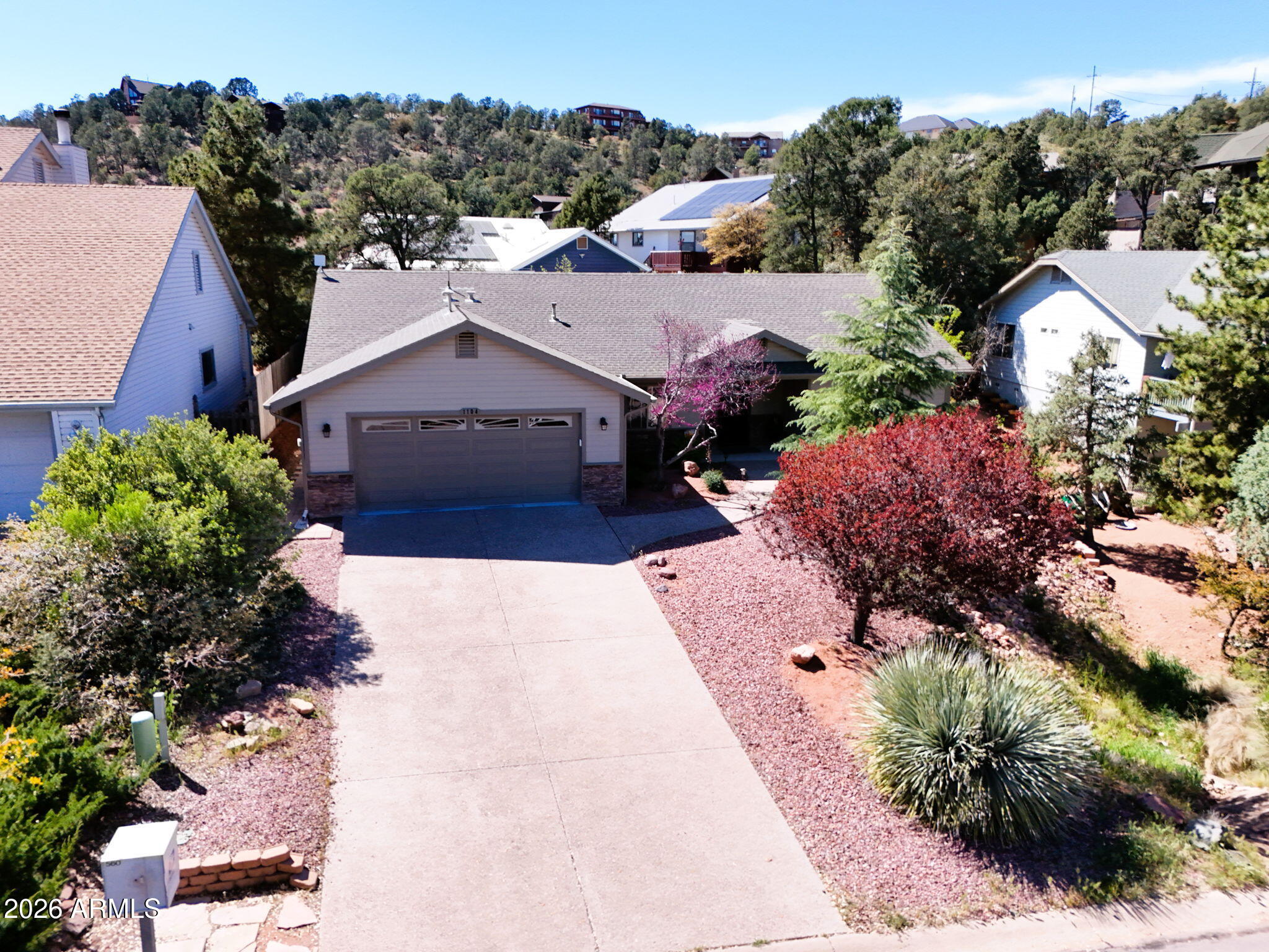 1104 North Rhone Circle Payson, AZ 85541 - Photo 2 of 39 an aerial view of a house