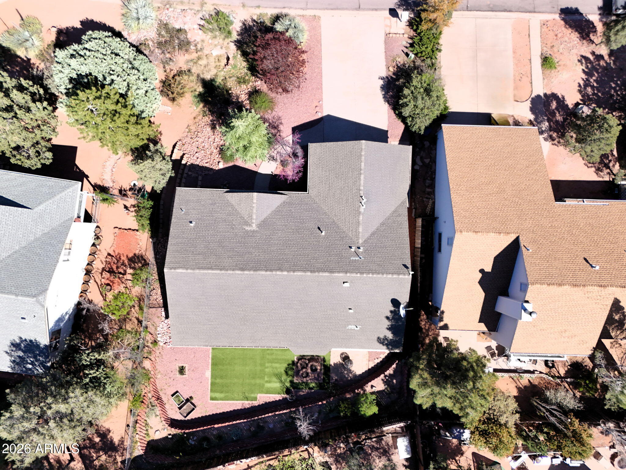 1104 North Rhone Circle Payson, AZ 85541 - Photo 30 of 39 an aerial view of house with yard
