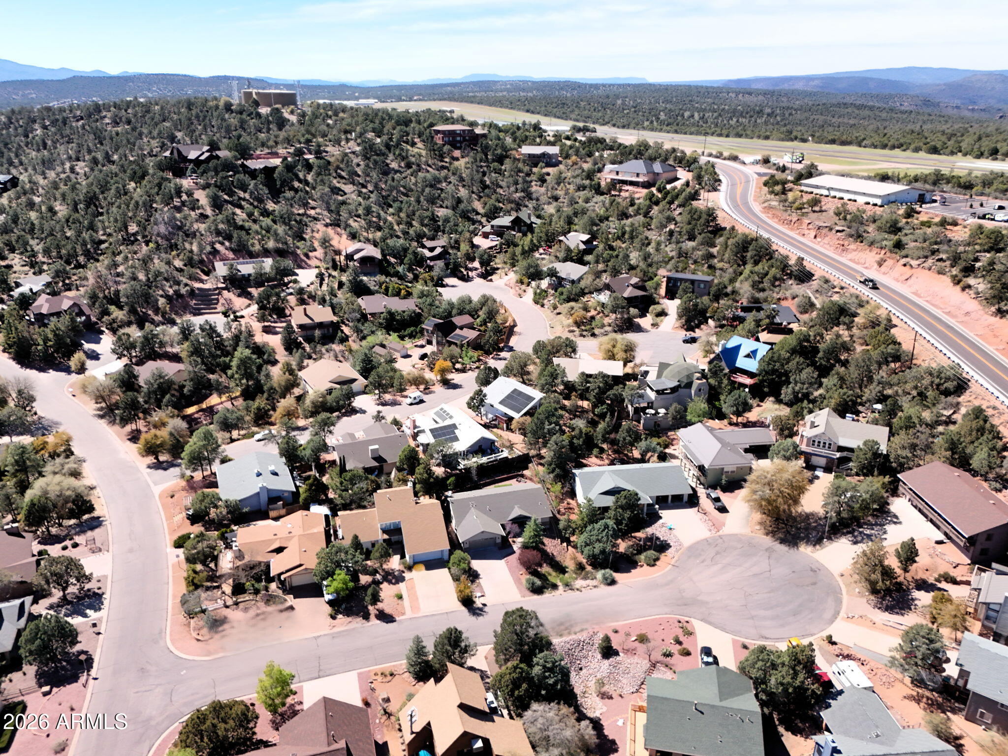 1104 North Rhone Circle Payson, AZ 85541 - Photo 32 of 39 an aerial view of a city