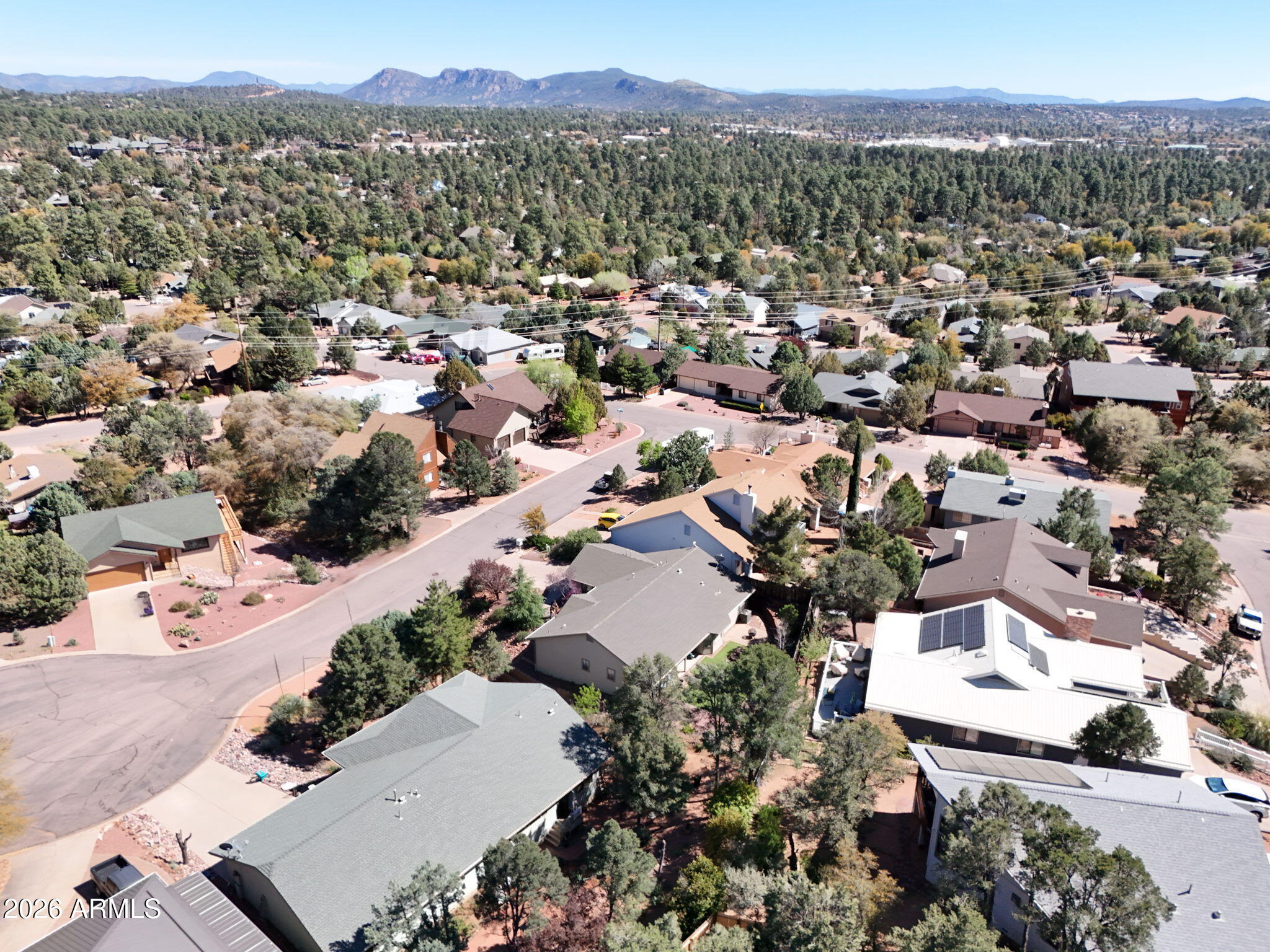 1104 North Rhone Circle Payson, AZ 85541 - Photo 33 of 39 an aerial view of multiple house