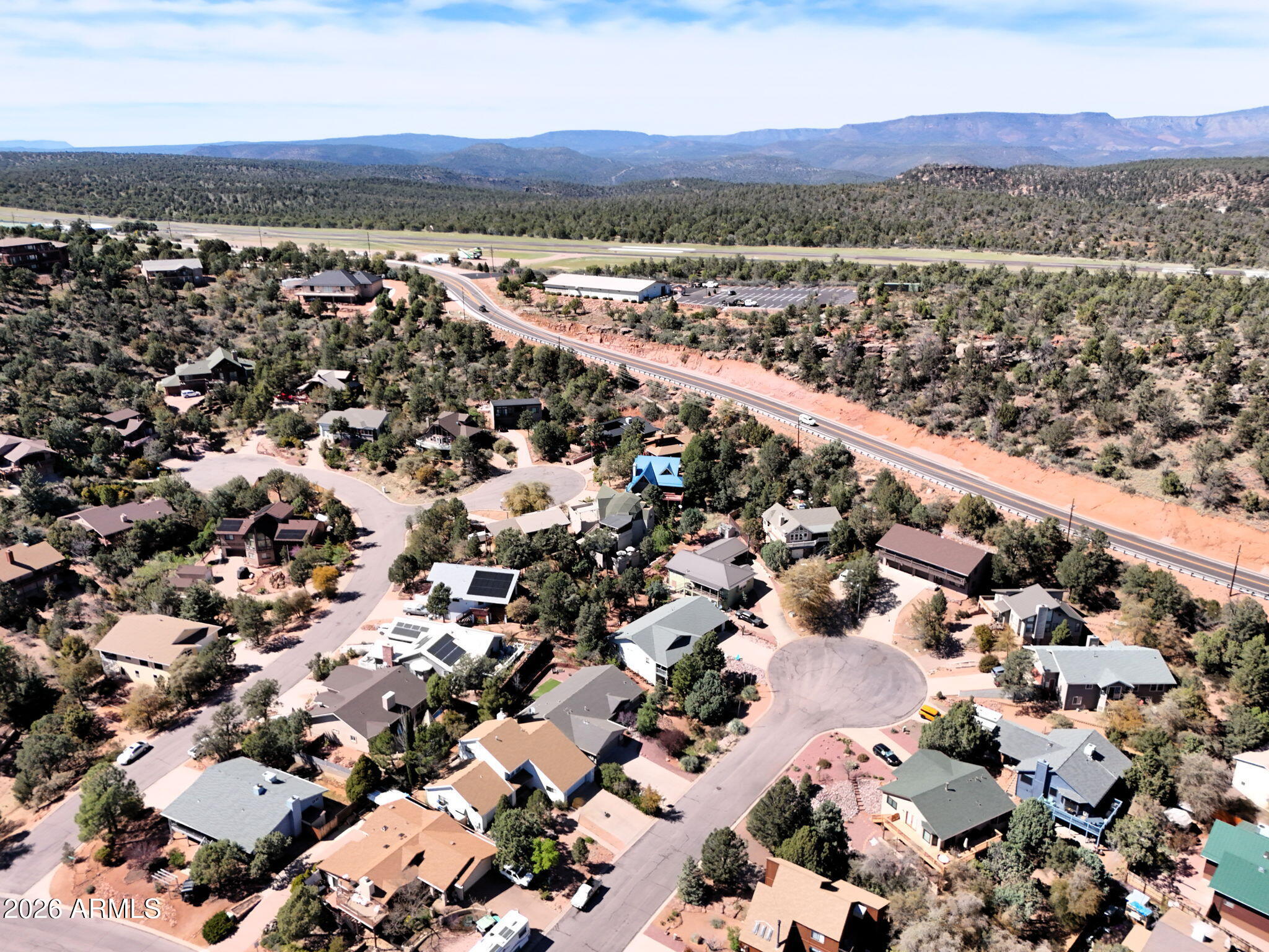 1104 North Rhone Circle Payson, AZ 85541 - Photo 34 of 39 an aerial view of a city