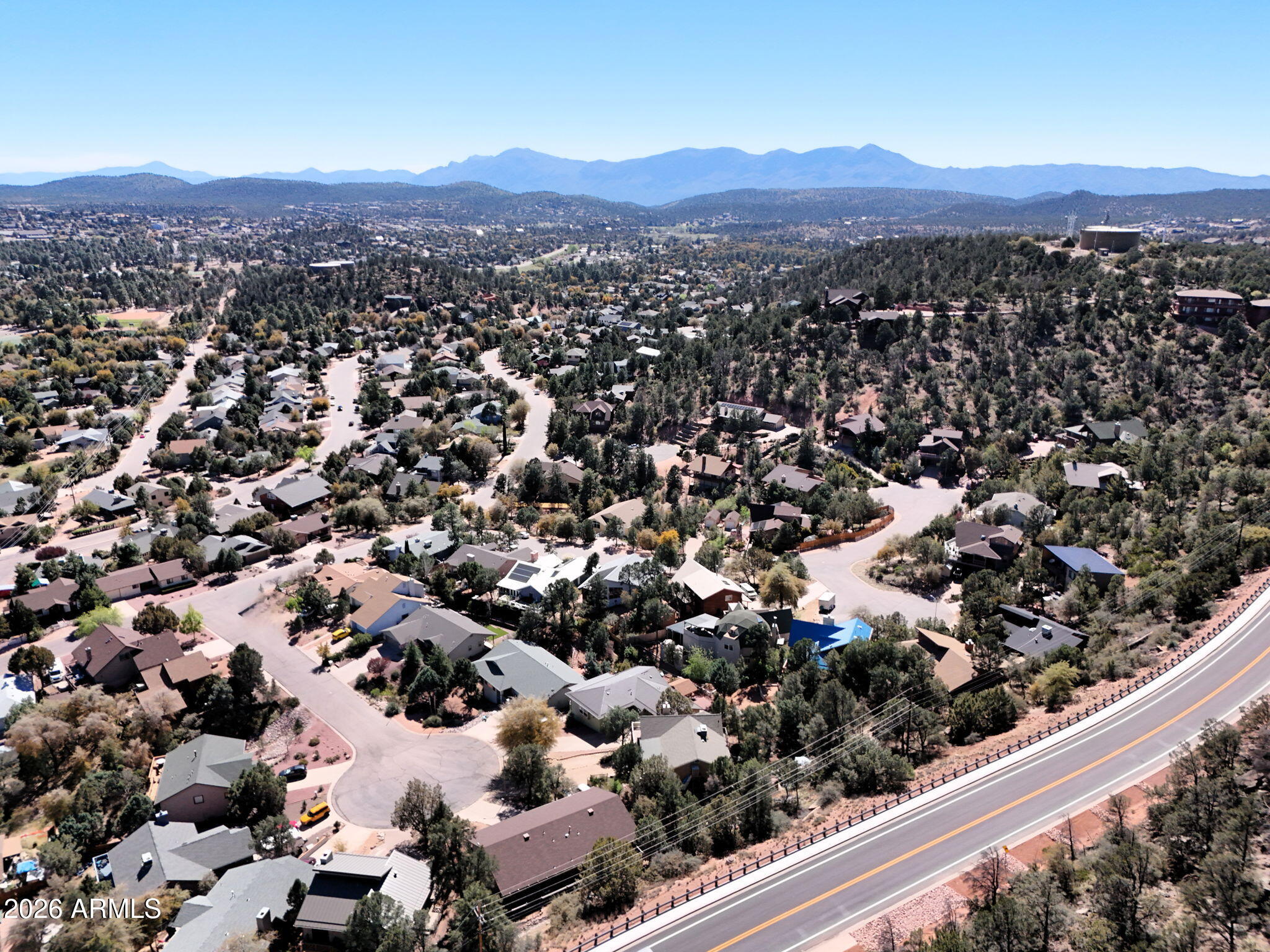 1104 North Rhone Circle Payson, AZ 85541 - Photo 38 of 39 an aerial view of a city