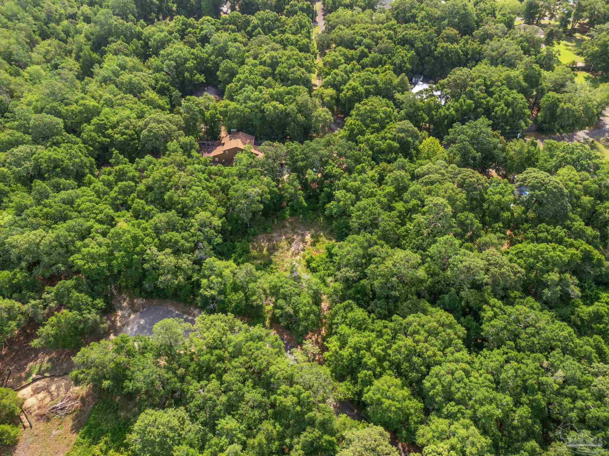 4948 Timothy Twitchell Drive Milton, FL 32583 - Photo 7 of 20 an aerial view of residential house with outdoor space and trees all around