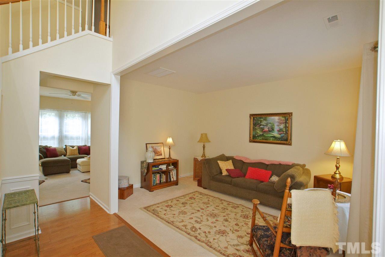 7540 Silver View Lane Raleigh, NC 27613 - Photo 5 of 29 Living room is separate from family room.