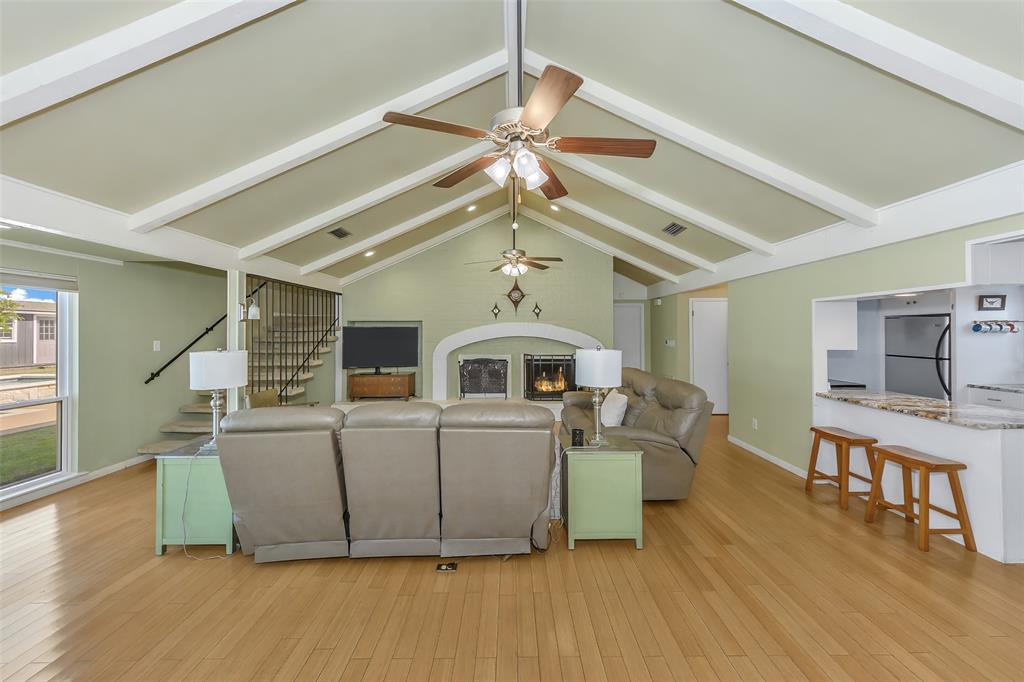 103 Robin Avenue Weatherford, TX 76086 - Photo 8 of 37 a living room with furniture and a wooden floor