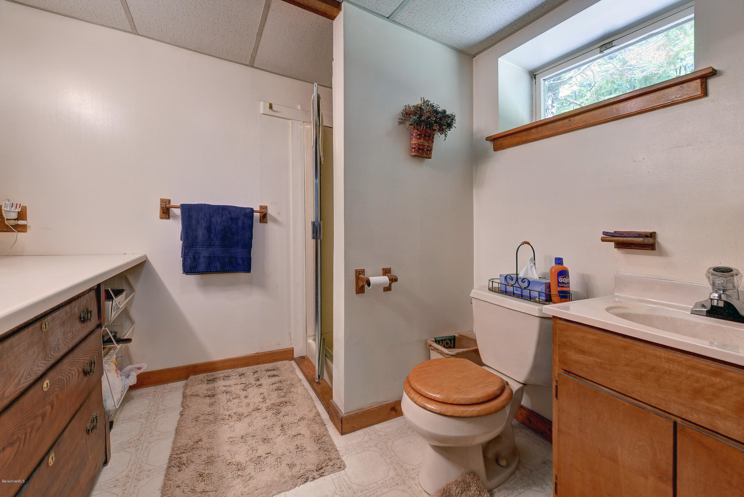 2399 Swamp Road Richmond, MA 01254 - Photo 30 of 36 a bathroom with a sink a toilet and a tub