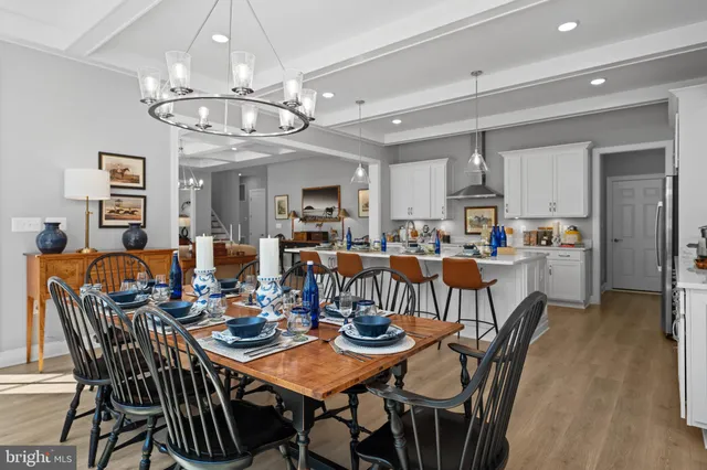 a view of a dining room and livingroom view