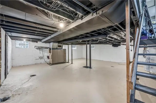 a view of water heater room