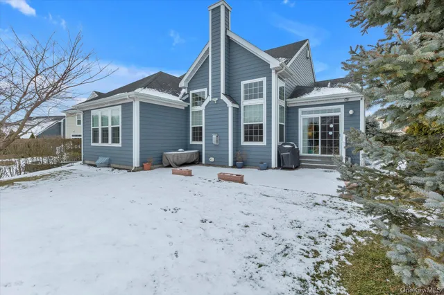 a view of a house with a patio