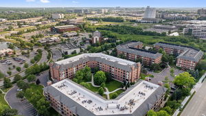 875 East 22nd Street, Unit 204 Lombard, IL 60148 - Photo 45 of 47 an aerial view of residential house with outdoor space and river