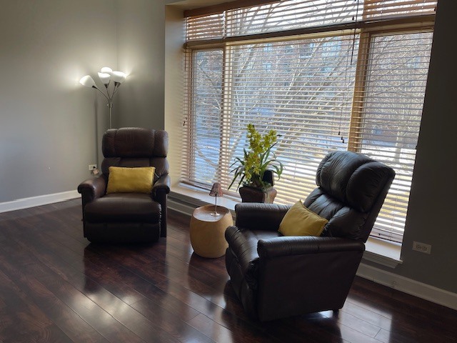 875 East 22nd Street, Unit 204 Lombard, IL 60148 - Photo 8 of 47 a living room with furniture and a potted plant