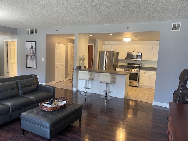 875 East 22nd Street, Unit 204 Lombard, IL 60148 - Photo 10 of 47 a living room with furniture and wooden floor