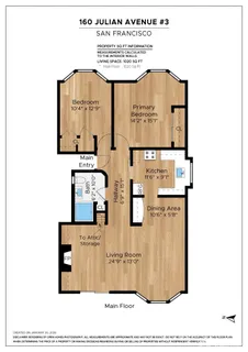 $899,000 | 160 Julian Avenue, Unit 3, San Francisco, CA 94103