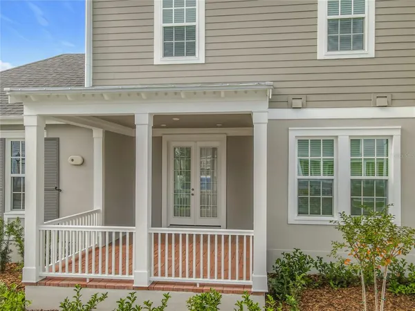 a view of outdoor space with ocean view
