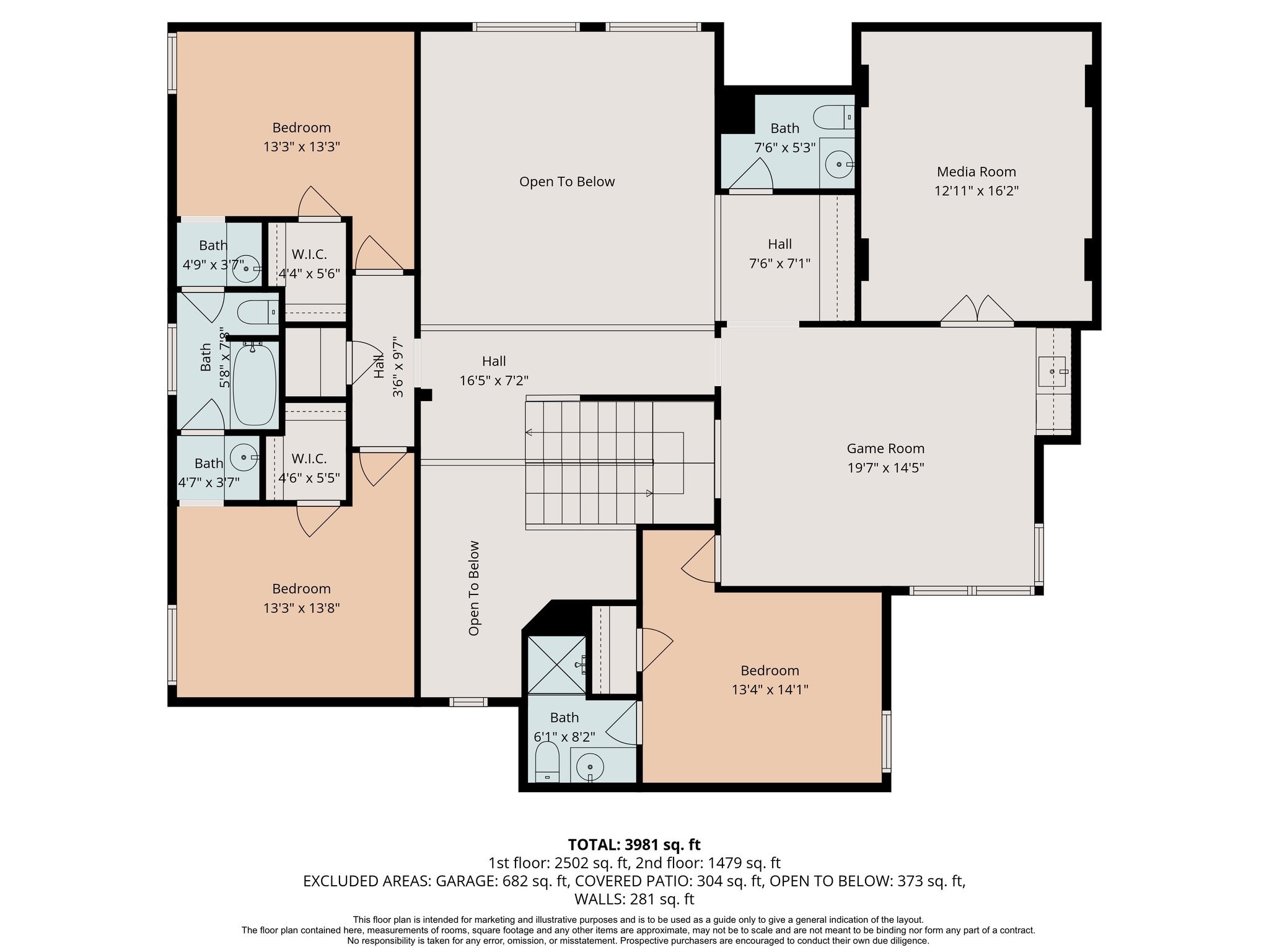 17403 Astrachan Road Richmond, TX 77407 - Photo 40 of 40 Floor Plan - First Level