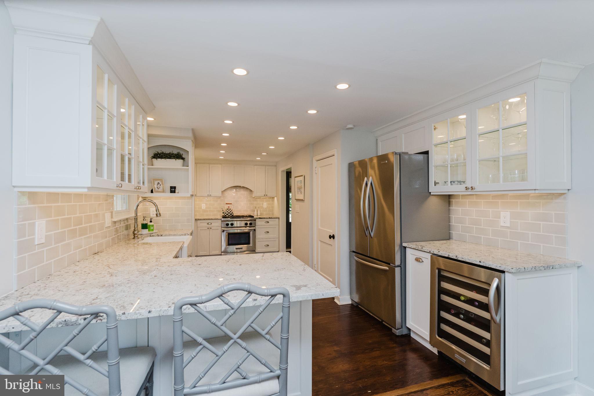 196 Homestead Road Wayne, PA 19087 - Photo 7 of 43 Gorgeous Kitchen with Custom Cabinetry & Lighting