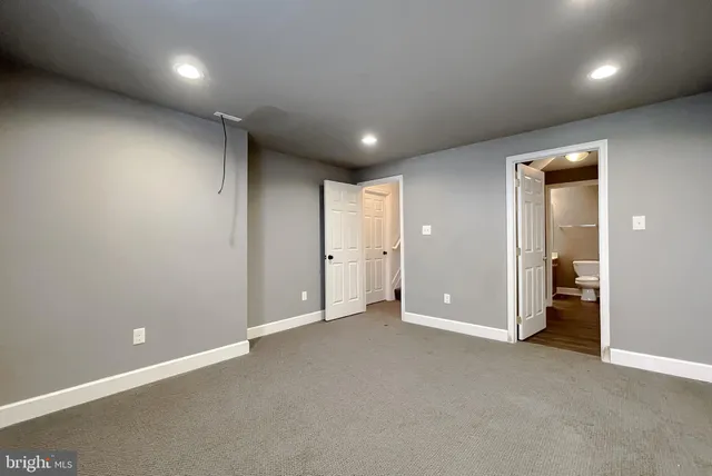 a view of an empty room