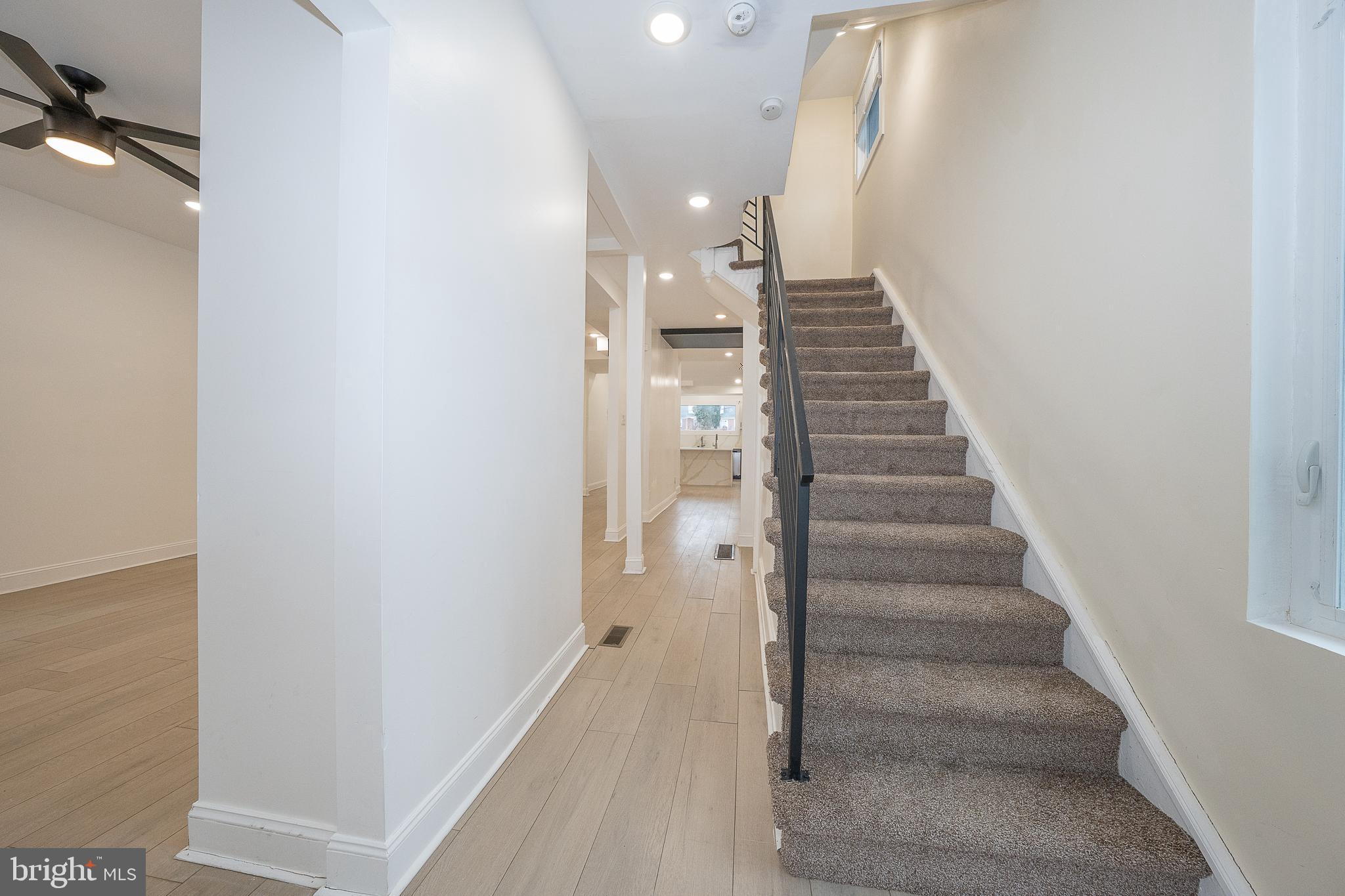 622 Spring Avenue Elkins Park, PA 19027 - Photo 6 of 65 a view of entryway and hall with wooden floor