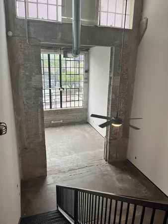 a view of a fireplace