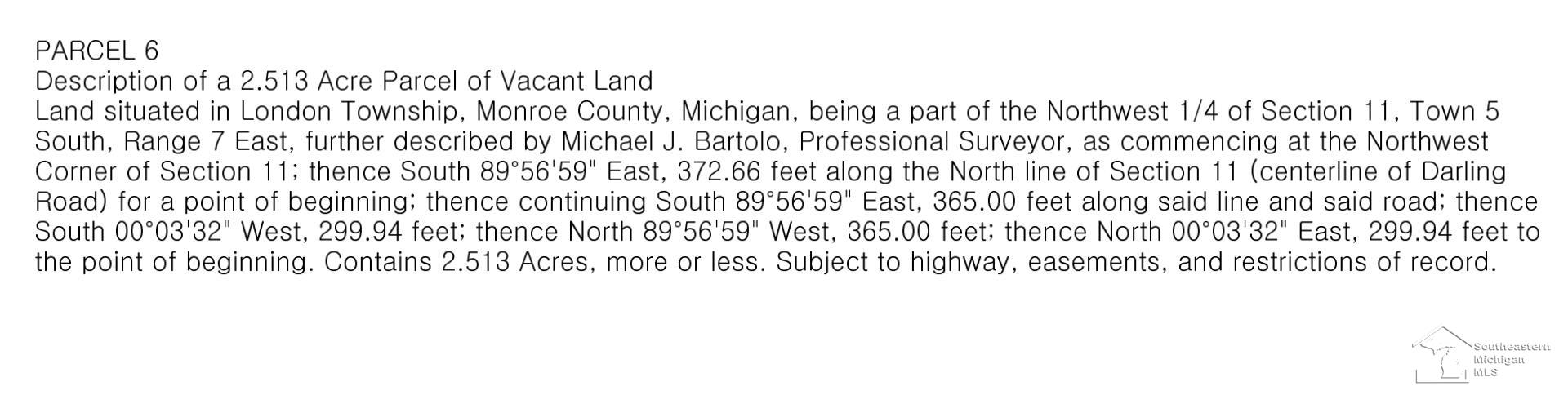 0 Darling Road Milan, MI 48160 - Photo 2 of 3