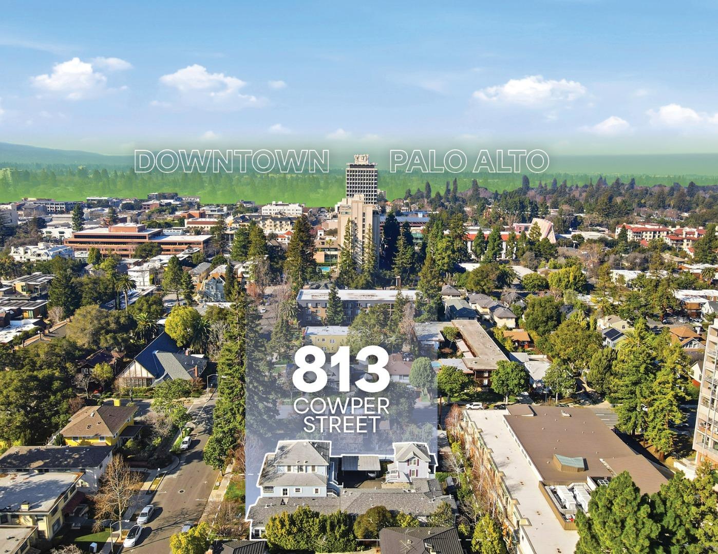 813 Cowper Street Palo Alto, CA 94301 - Photo 24 of 25 a view of a city