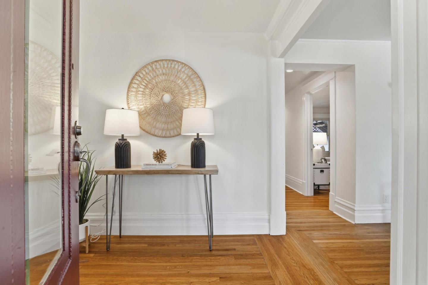 813 Cowper Street Palo Alto, CA 94301 - Photo 8 of 25 a view of living room with wooden floor