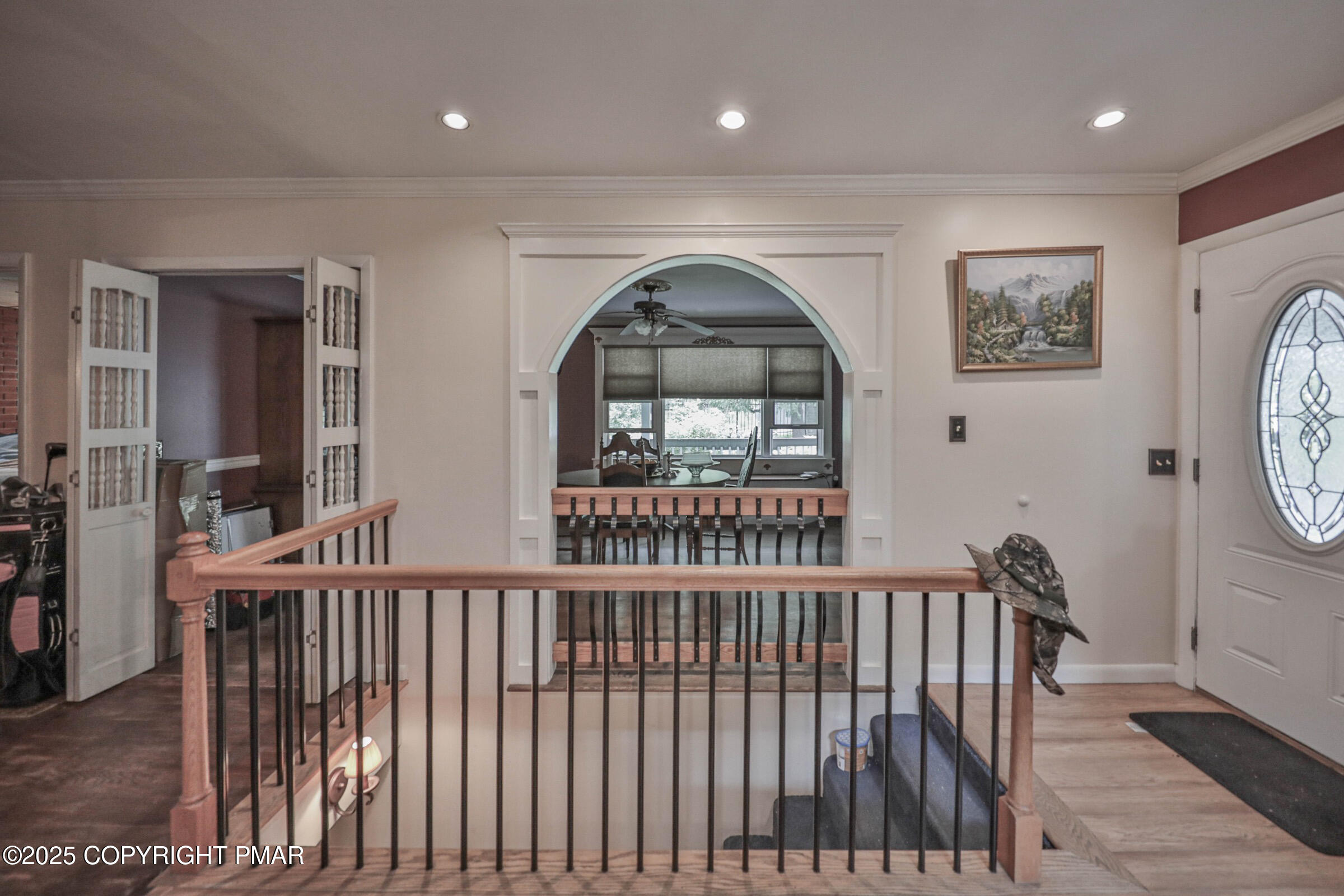 1094 Maple Lake Drive Bushkill, PA 18324 - Photo 21 of 81 a view of a hallway with wooden floor