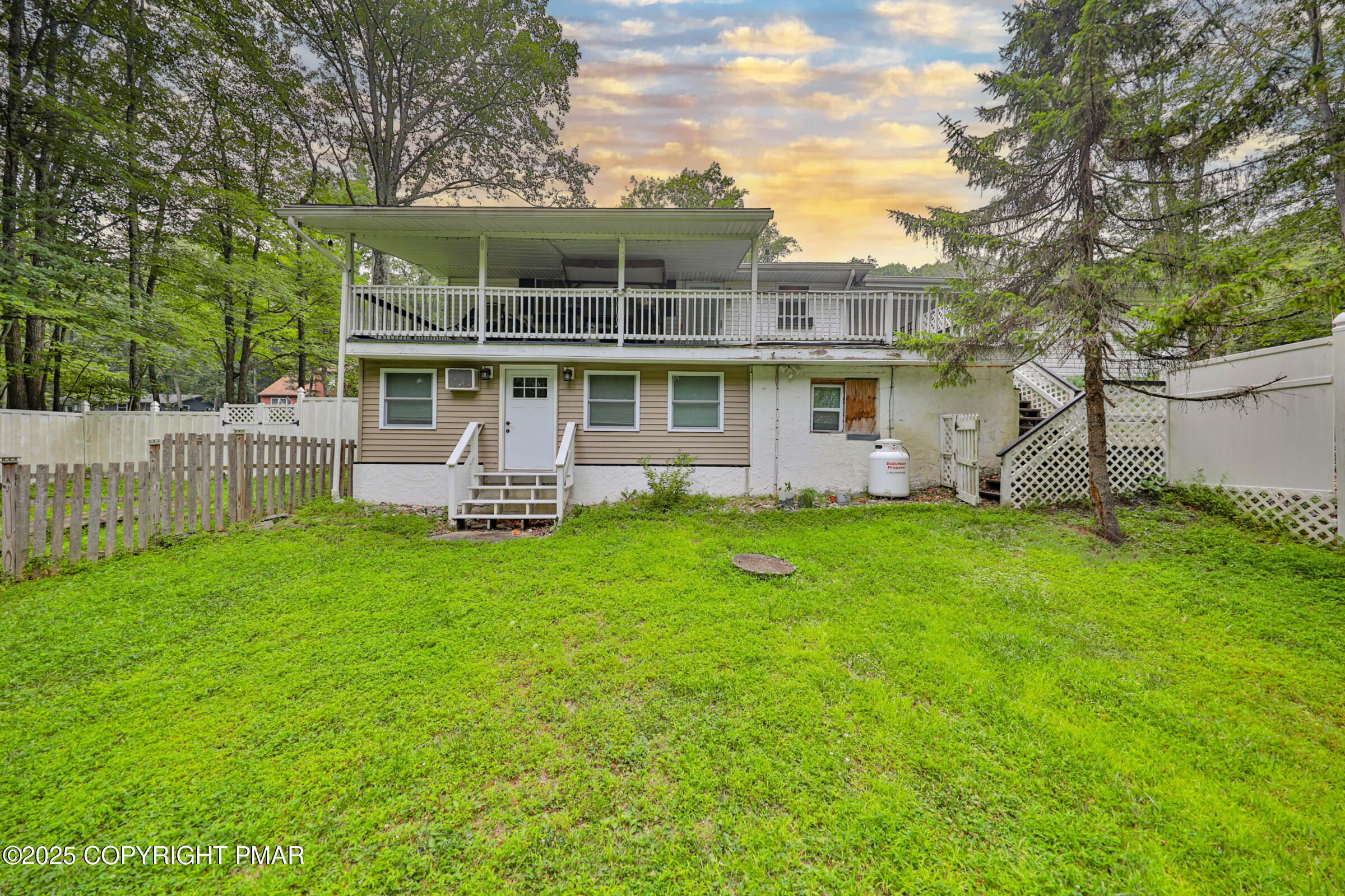 1094 Maple Lake Drive Bushkill, PA 18324 - Photo 74 of 81 a front view of house with yard and green space