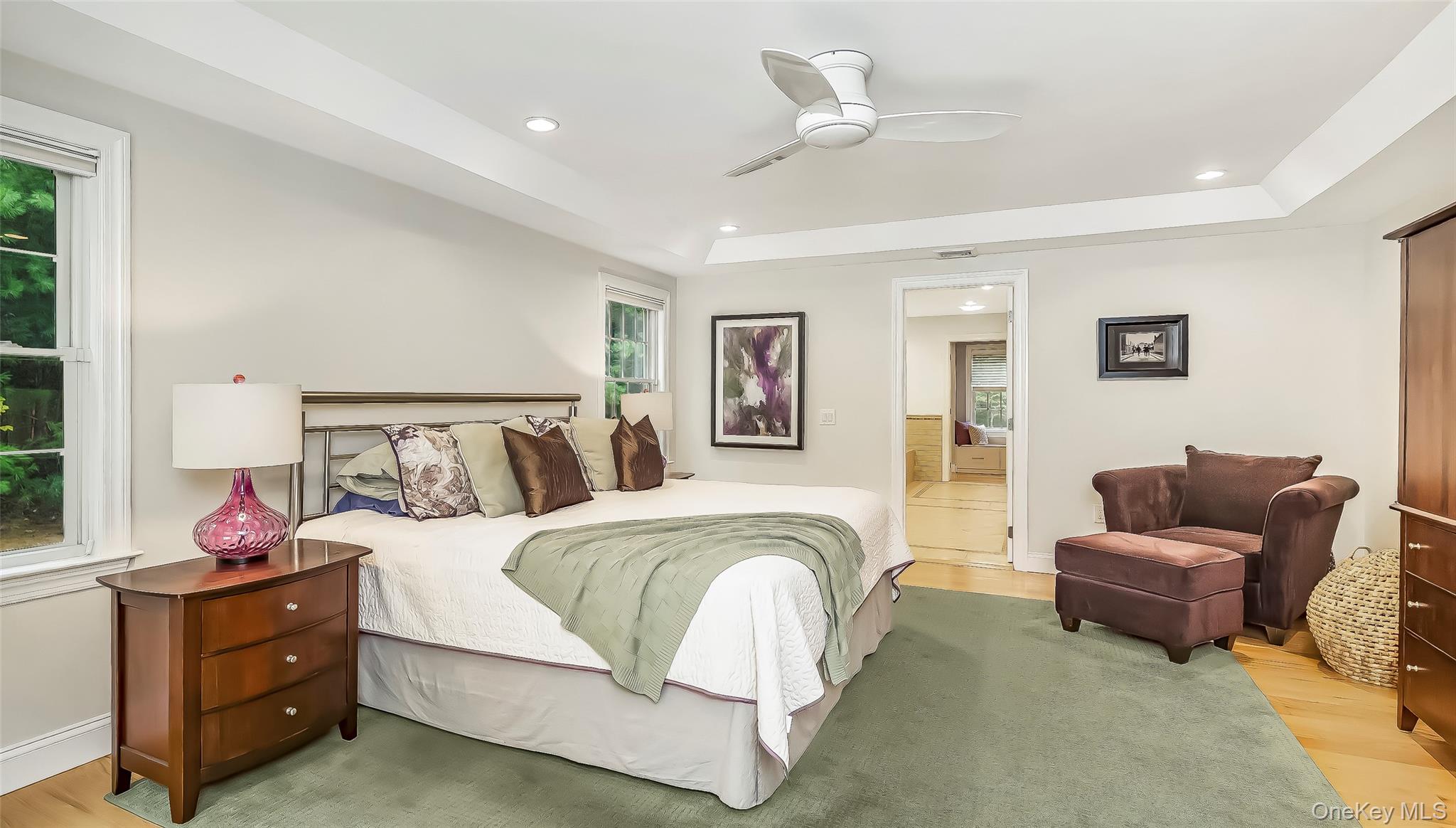 3 Sally's Path East Hampton, NY 11937 - Photo 14 of 30 a bedroom with bed and a couch