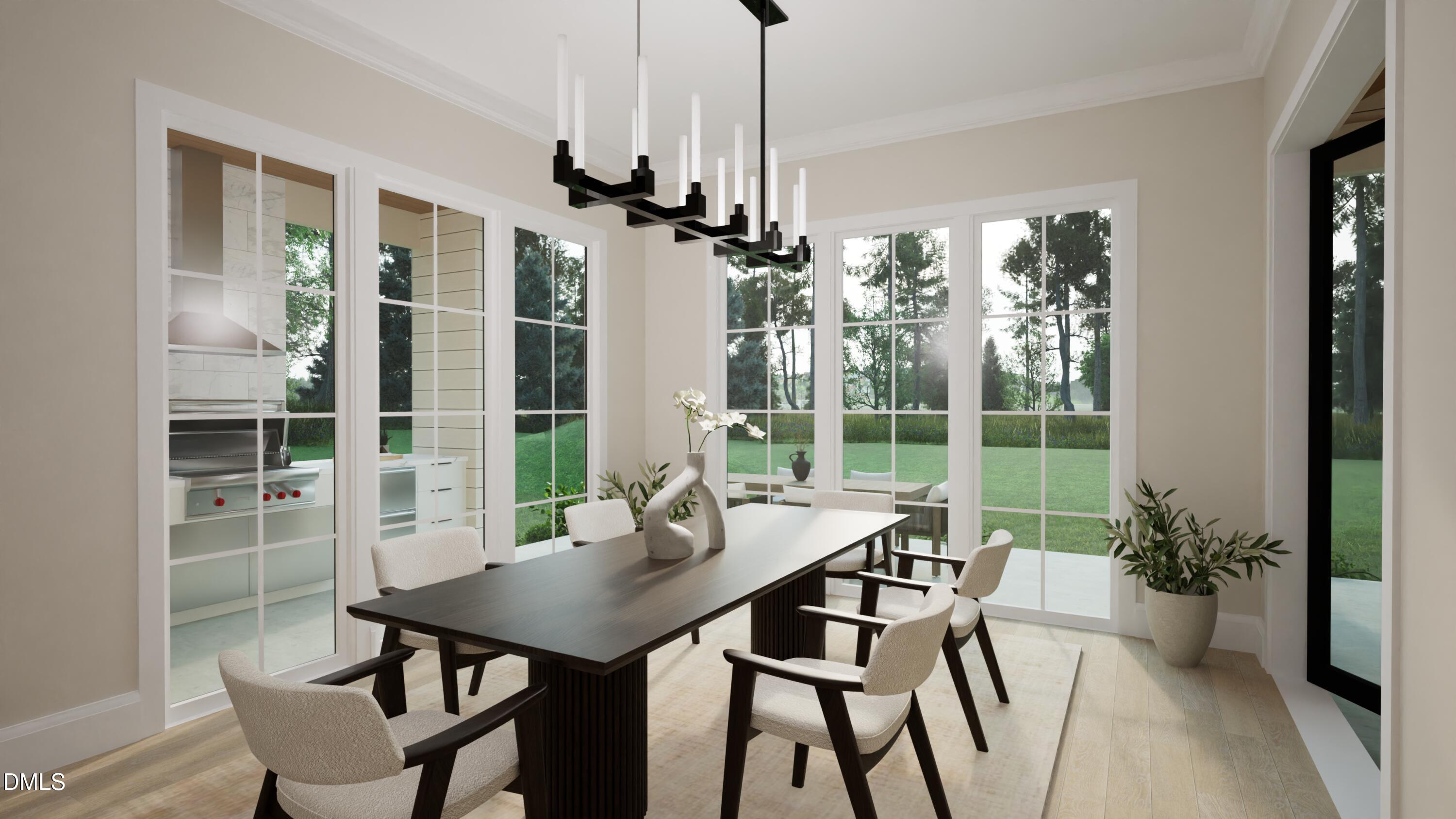 4801 Rampart Street Raleigh, NC 27609 - Photo 17 of 51 Dining Rendering