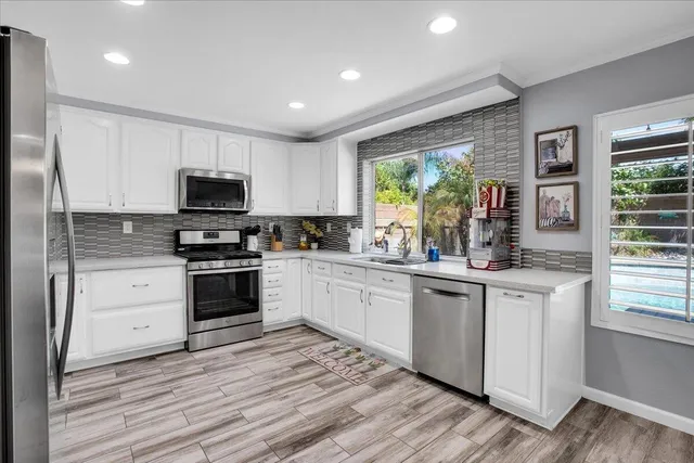 a bedroom with furniture and a couch