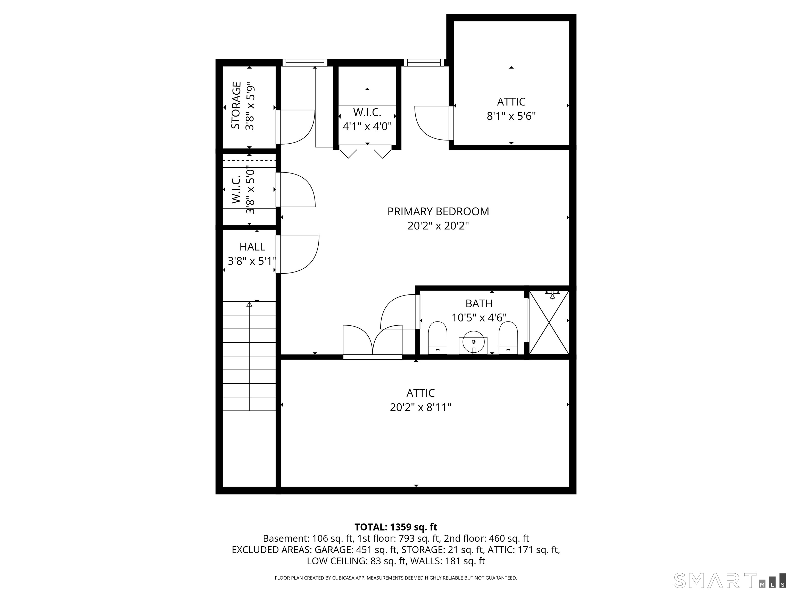 40 Village Walk, Unit 40 Wilton, CT 06897 - Photo 40 of 40 2nd Floor Floor Plan