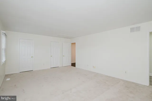 a view of an empty room