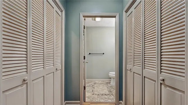 a view of a bathroom