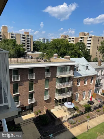 a view of a city with tall buildings