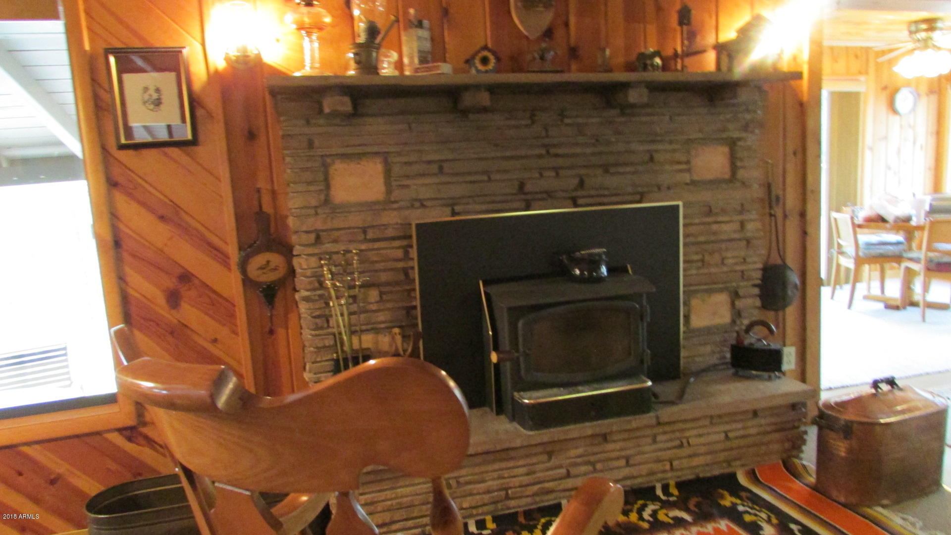 355 North Rim Trail Road Payson, AZ 85541 - Photo 91 of 121 STONE FIREPLACE