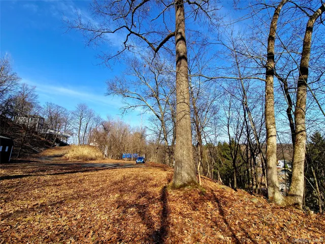 a view of road and snow