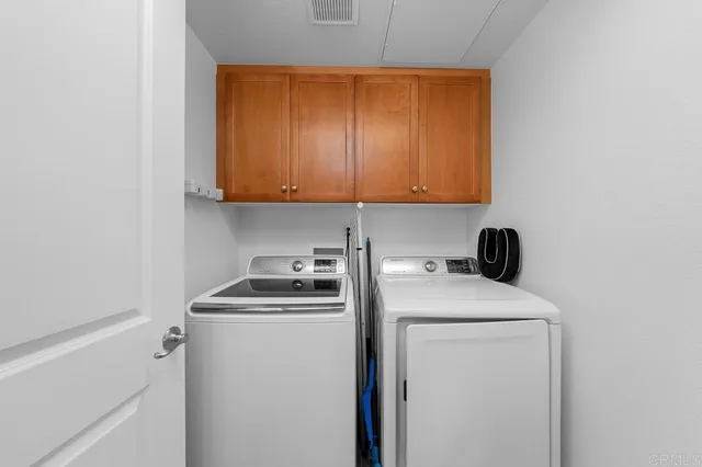 a room with storage and utility