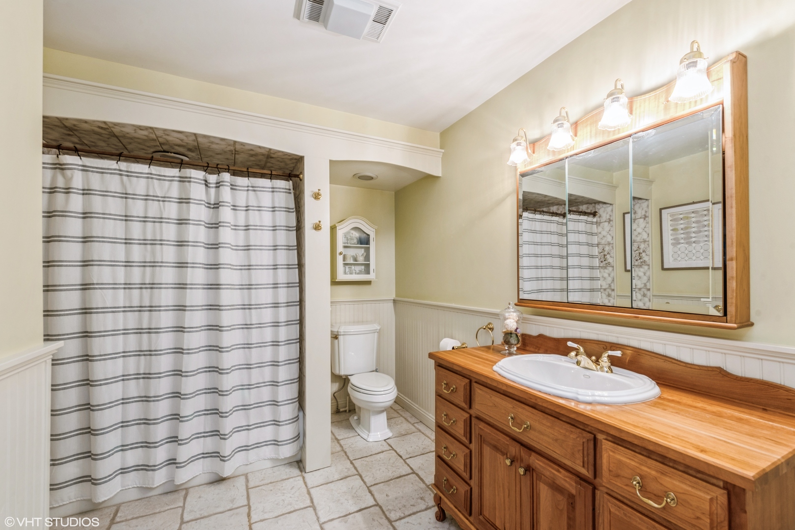6208 Katmai Trail McHenry, IL 60050 - Photo 17 of 24 a bathroom with a granite countertop toilet and sink