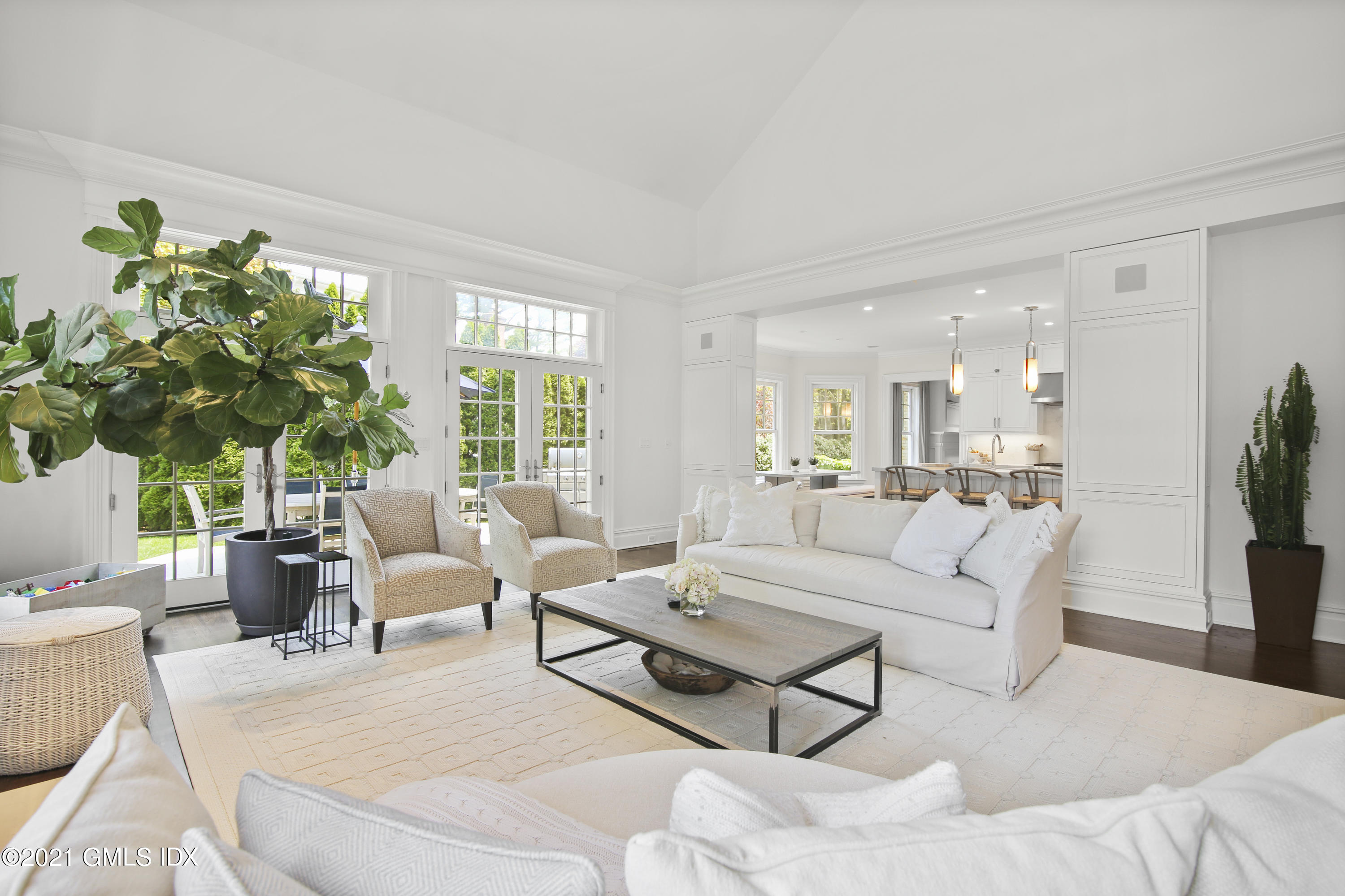16 Benjamin Street Old Greenwich, CT 06870 - Photo 12 of 32 a living room with furniture and a large window