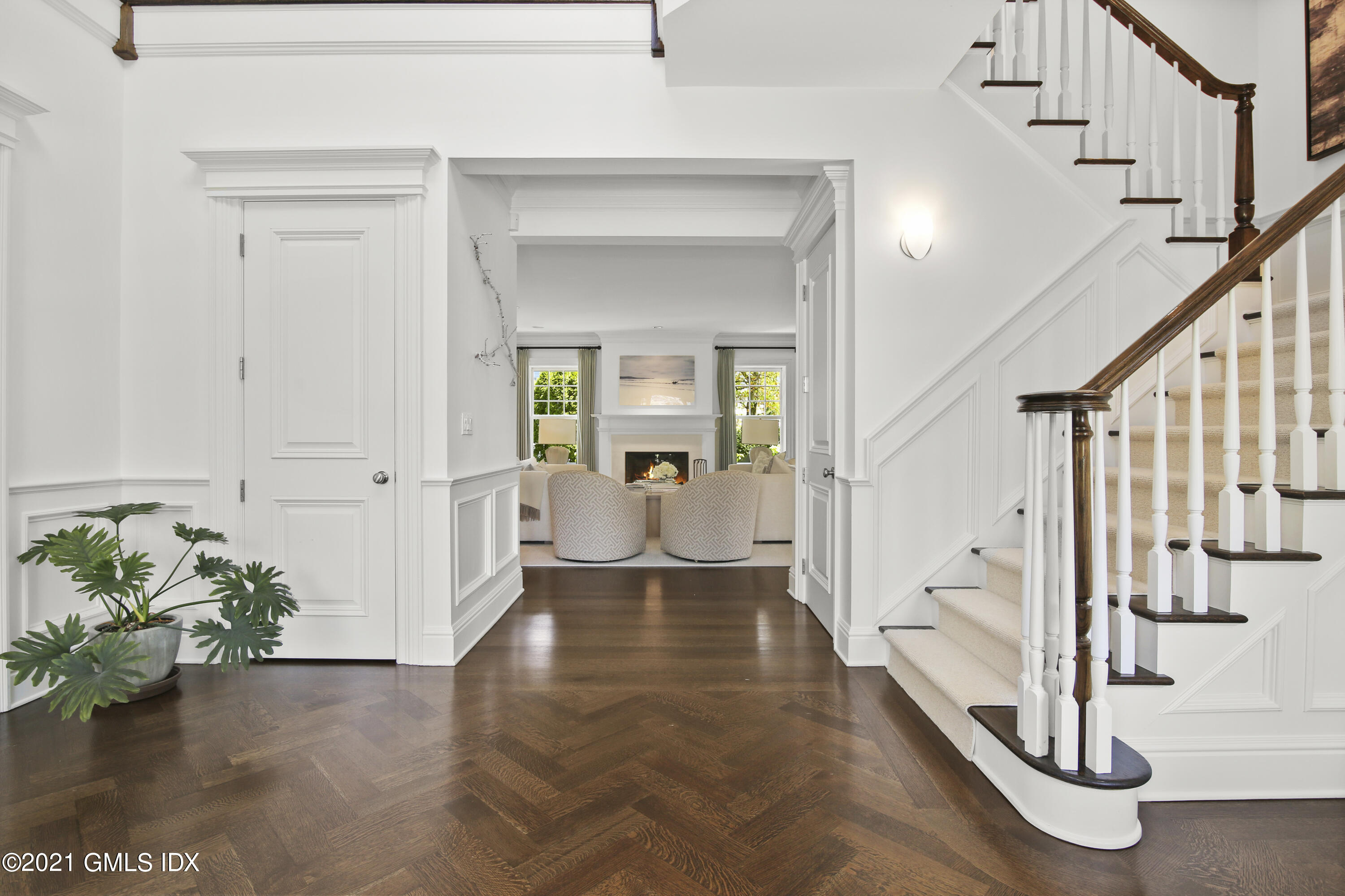 16 Benjamin Street Old Greenwich, CT 06870 - Photo 2 of 32 a view of an entryway with wooden floor