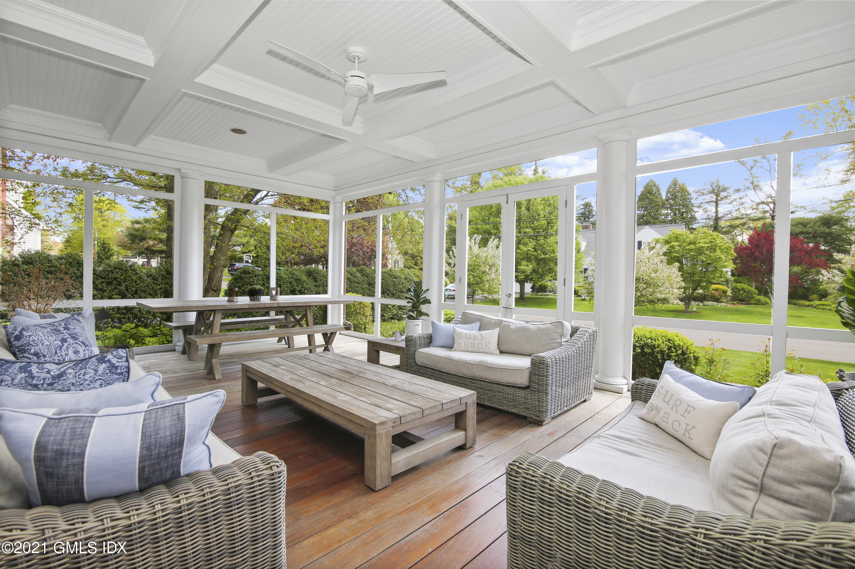 16 Benjamin Street Old Greenwich, CT 06870 - Photo 29 of 32 a living room with furniture and a large window