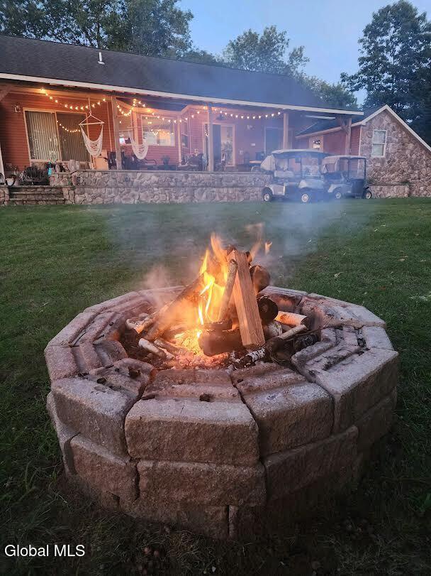 4 Big Bay Road Queensbury, NY 12804 - Photo 41 of 91 Firepit to house
